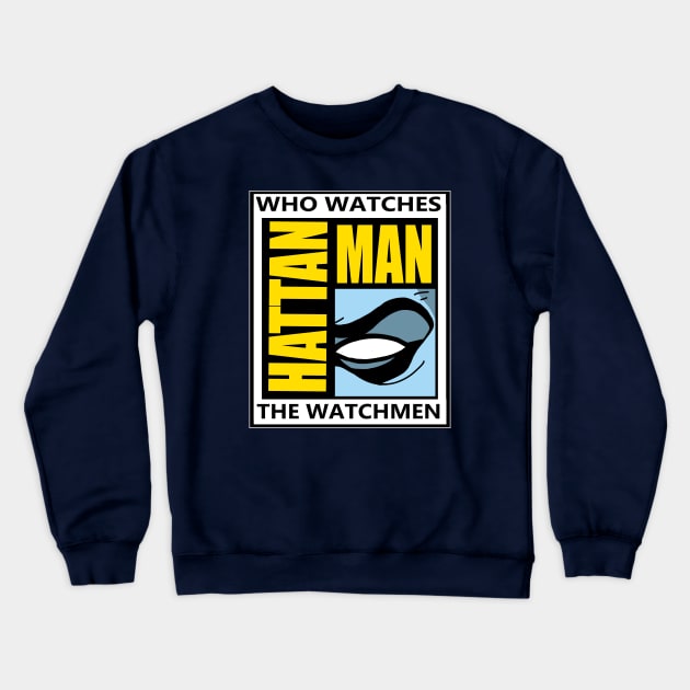 Manhattan Comic Crewneck Sweatshirt by queennerdco